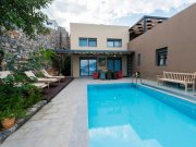 Mavrikiano Kreta, Mavrikiano: Moderne Villa mit Pool und spektakulärer Aussicht auf die Bucht von Elounda zu verkaufen Haus kaufen